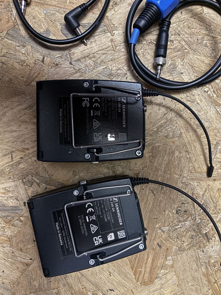 Sennheiser g4 zestaw pasmo g mikrofon mke2-ew