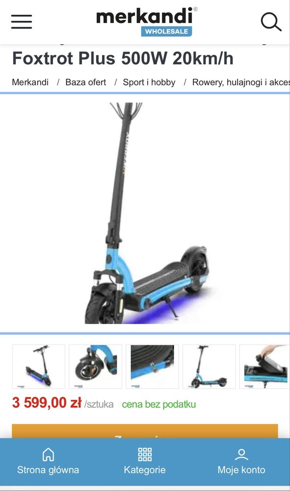 Hulajnoga Foxtrot plus