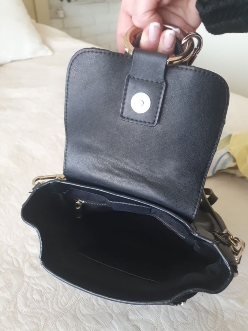 Шкіряна сумка рюкзак в стилі Chloe