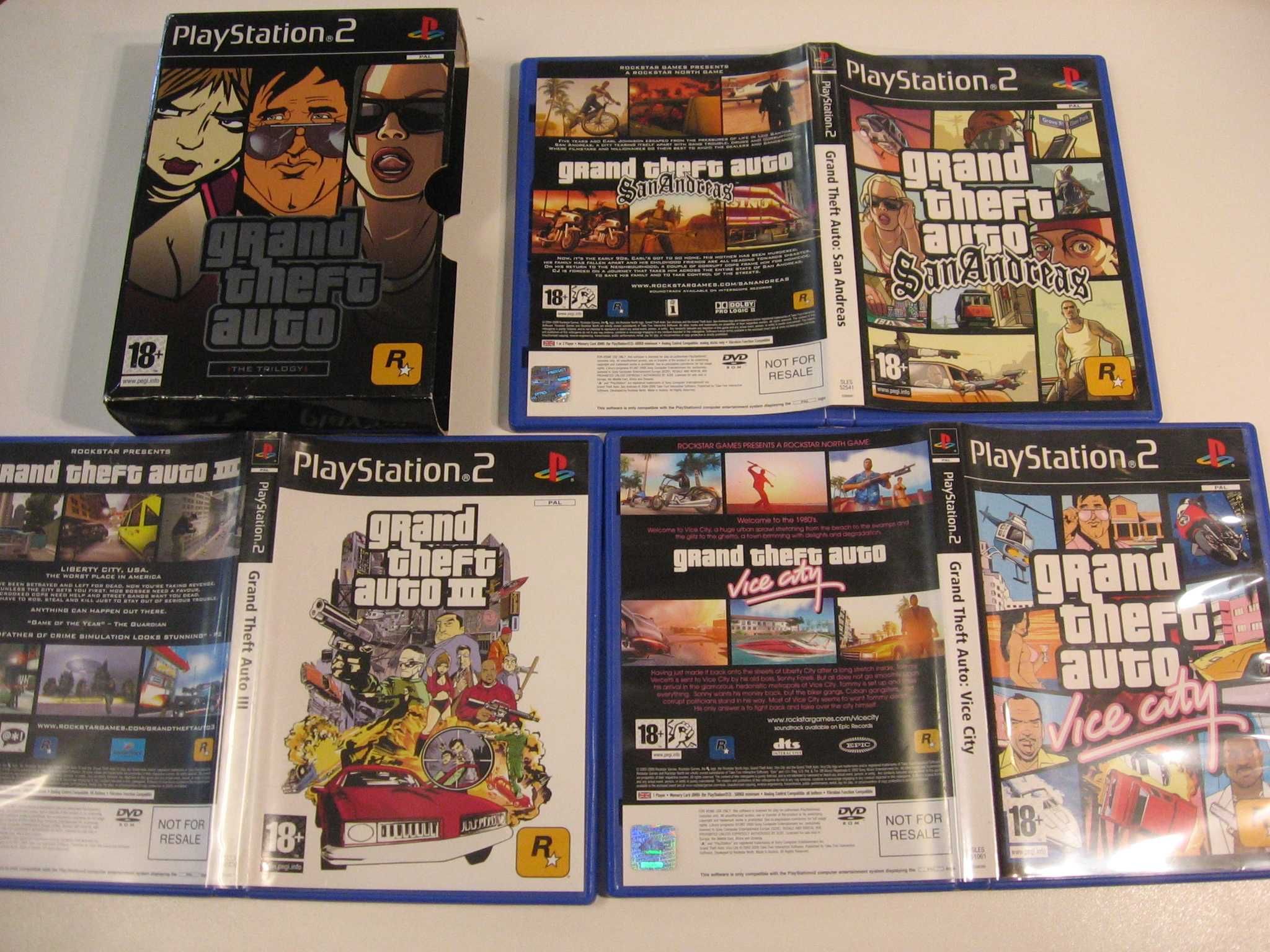 Grand Theft Auto Trilogy San Andreas - GRA Ps2 - Opole 3676