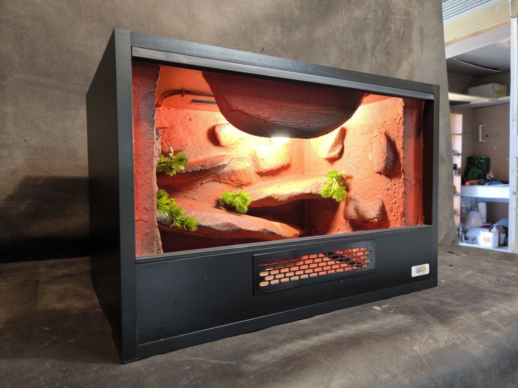 Terrarium meblowe dla gekona eublefara gotowe dostępneOD RĘKI