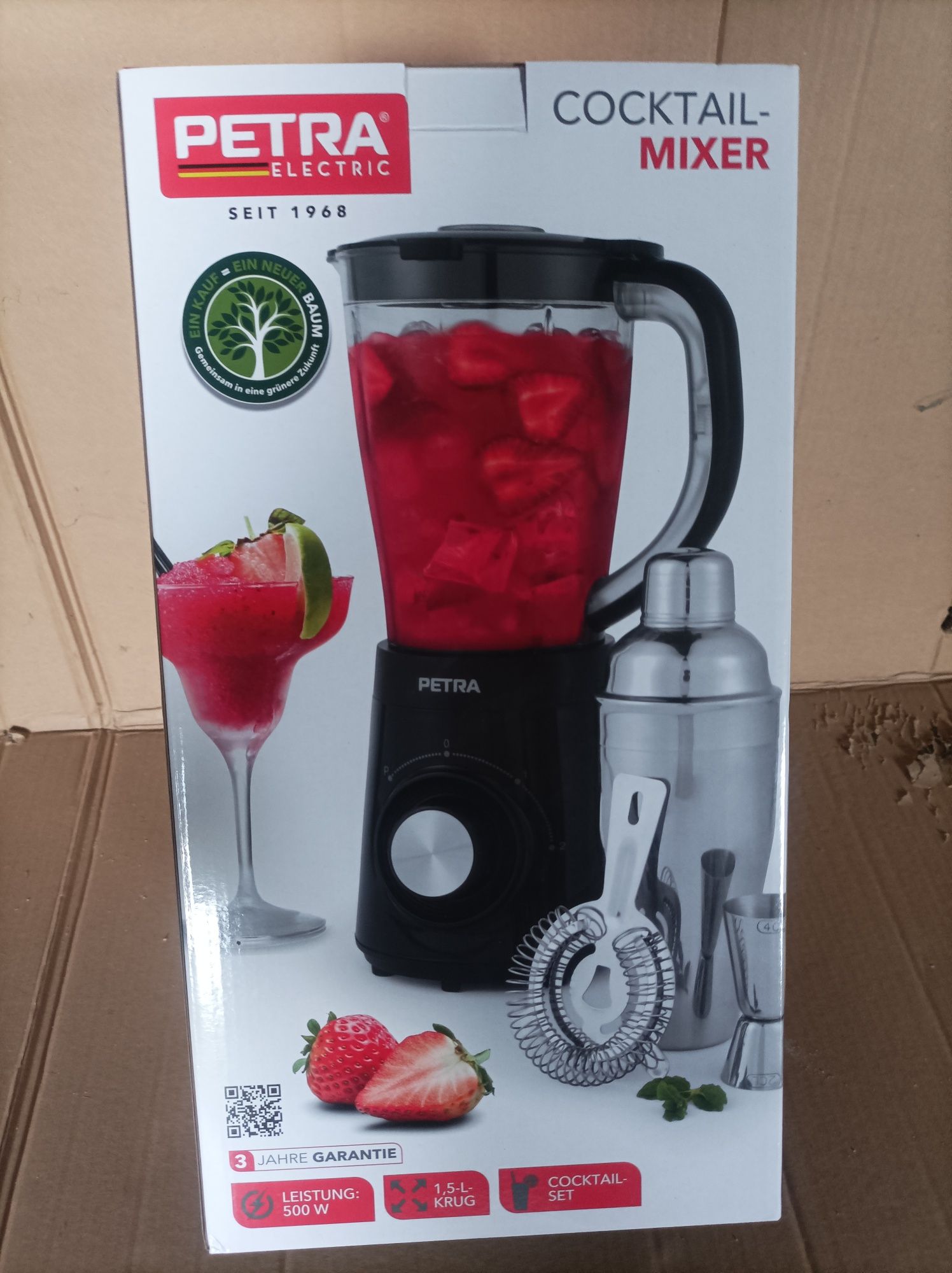 blender kielichowy Petra cocktail 500 w czarny