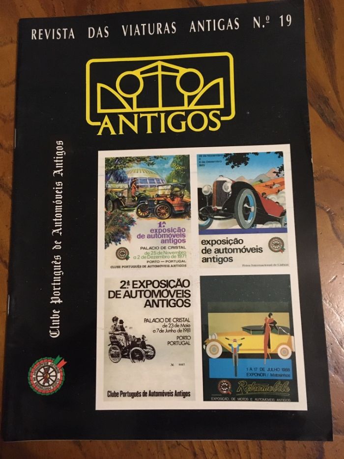 Quatro revistas do Clube Português de Automóveis Antigos
