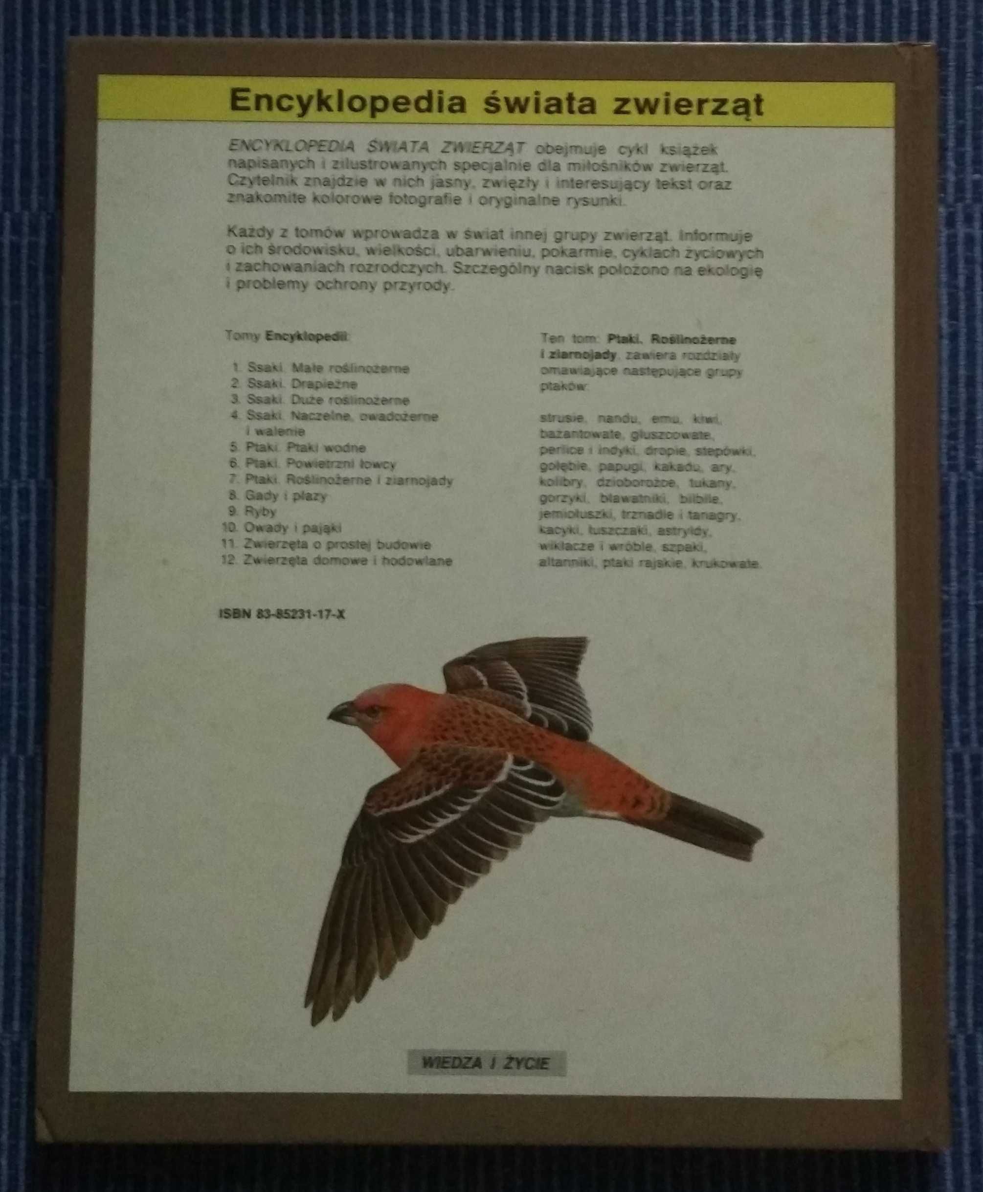 Encyklopedia: Ptaki roślinożerne i ziarnojady