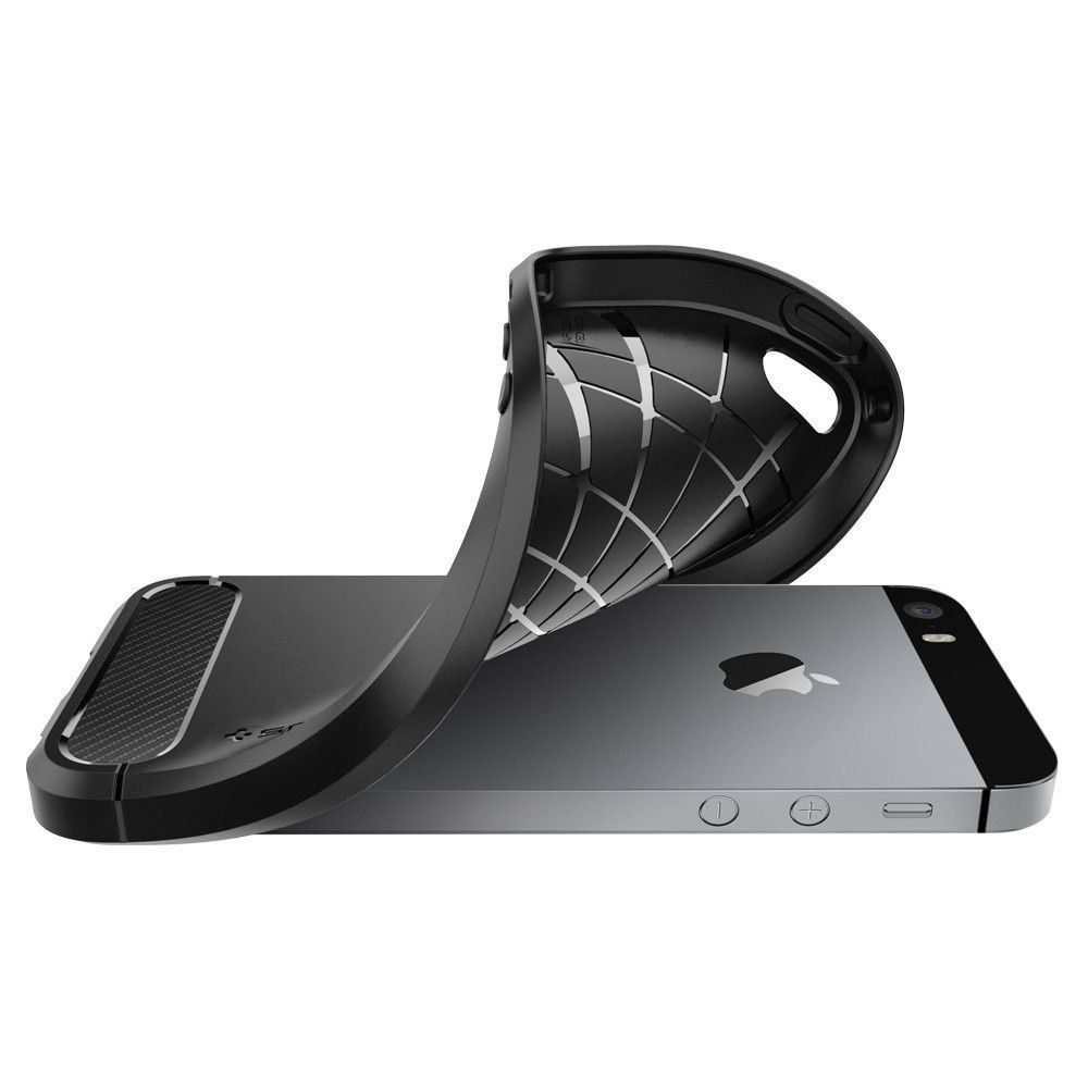 Etui Spigen Rugged Armor Do Iphone 5 / 5S / Se Black