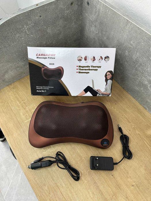 Масажна ПОДУШКА з підігрівом! Масажер з трьома режимами! В авто і дома