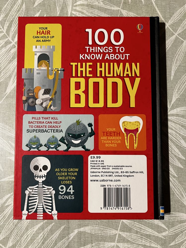 100 things to know about the human body - Usborne