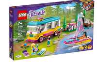 Lego Friends  leśny mikrobus kempingowy i żaglówka 41681