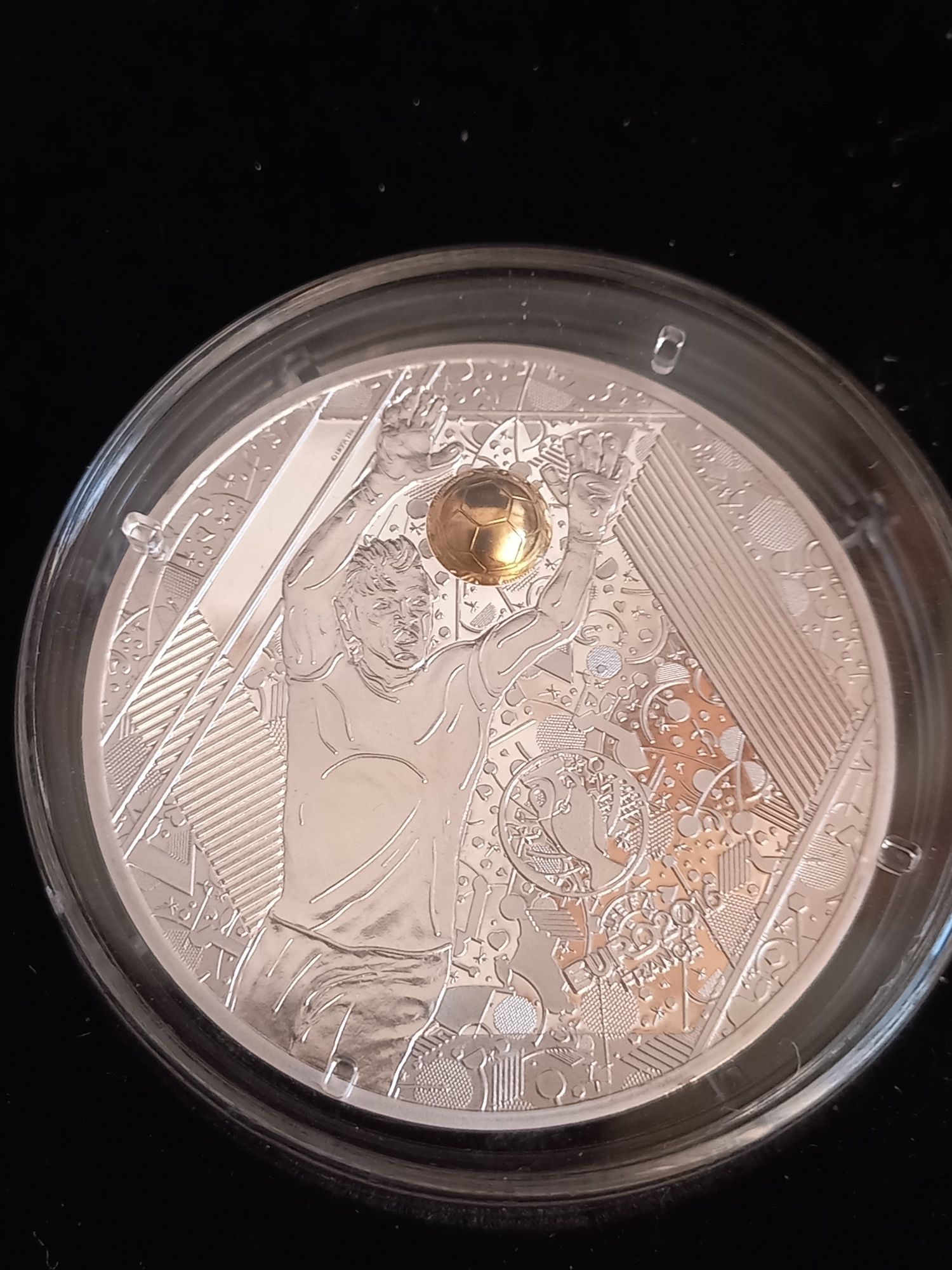 Estojo moedas 10€ França euro 2016 Prata proof