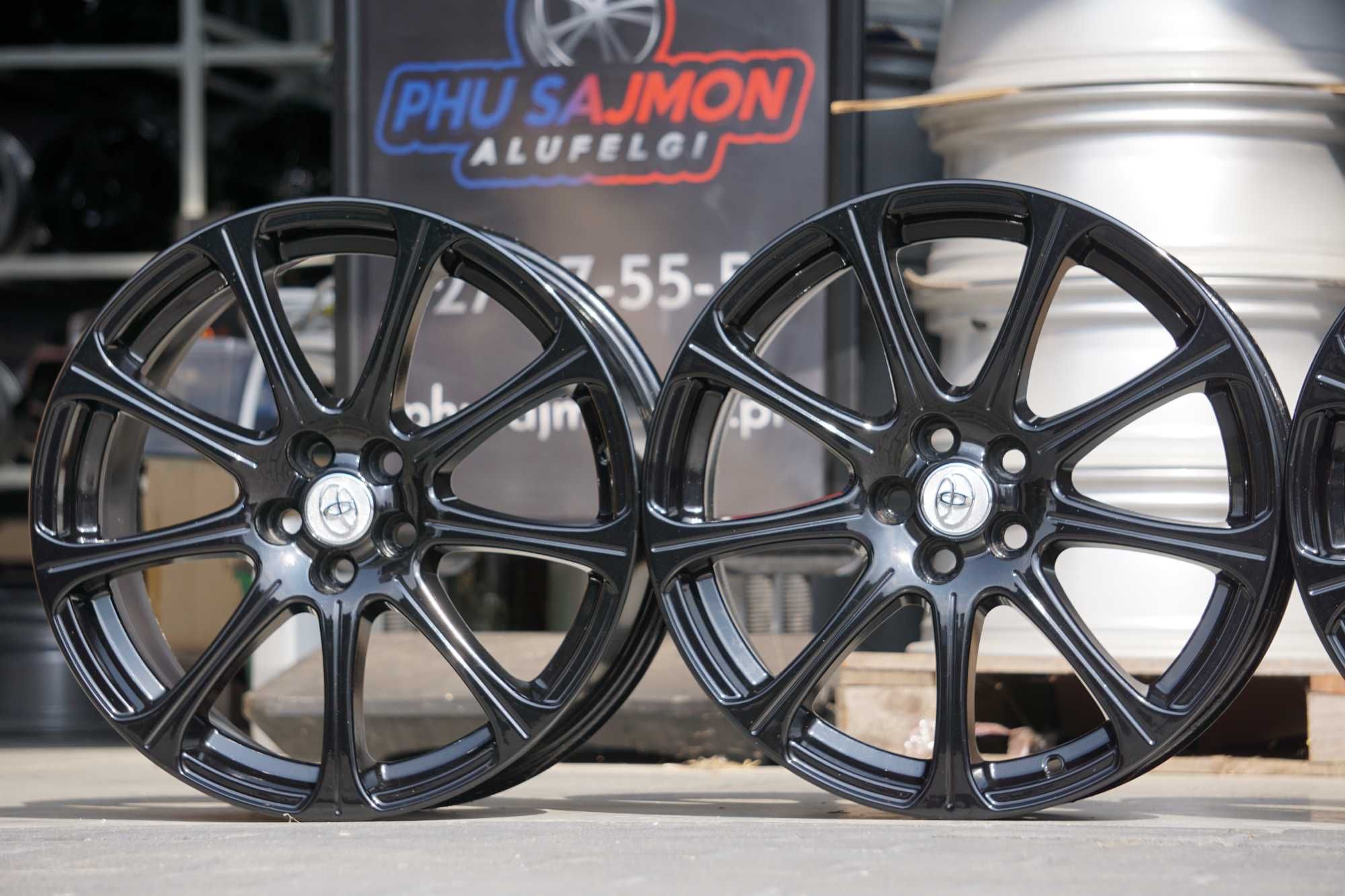 Alufgi oryginał Toyota 5x100 7,5Jx18 et45 cb54mm czarna perła