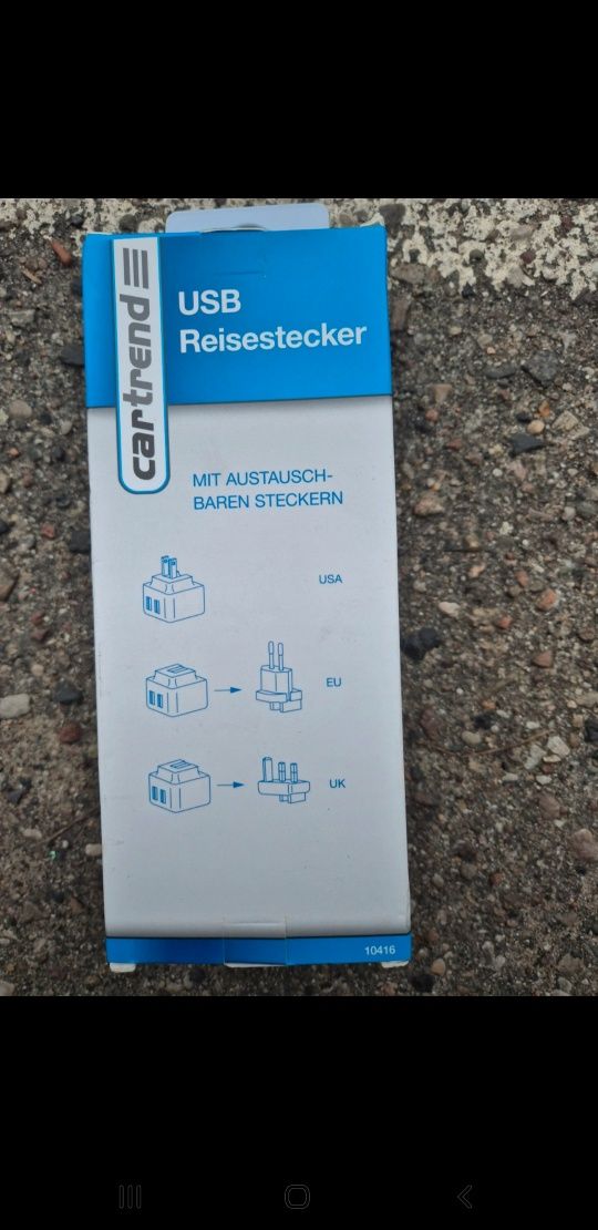 Sprzedam nowa wtyczkę podróżną usb