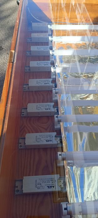 Mesa de luz para abrir/revelar quadros serigrafia