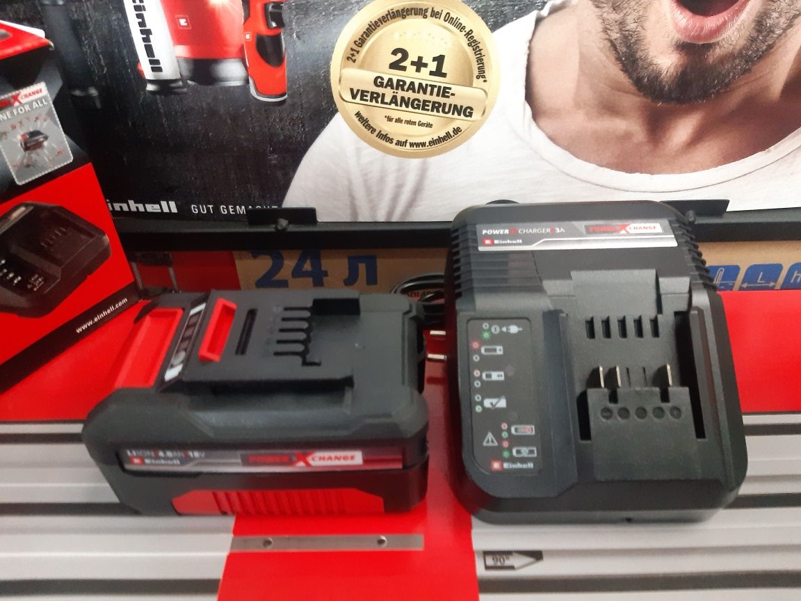 Аккумулятор + зарядное Einhell 18V 4,0Аh Starter-Kit !ЦІНА ДОГОВІРНА!