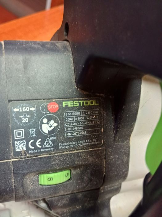 Piła tarczowa zaglebiarka Festool TS 55 REBQ.