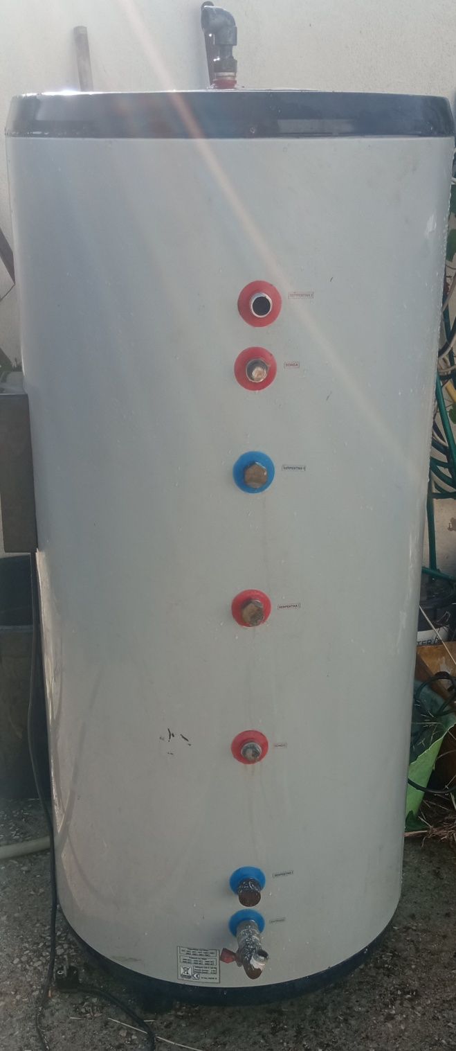 Termo acumulador eléctrico e solar cilindro aço inox  300 LT