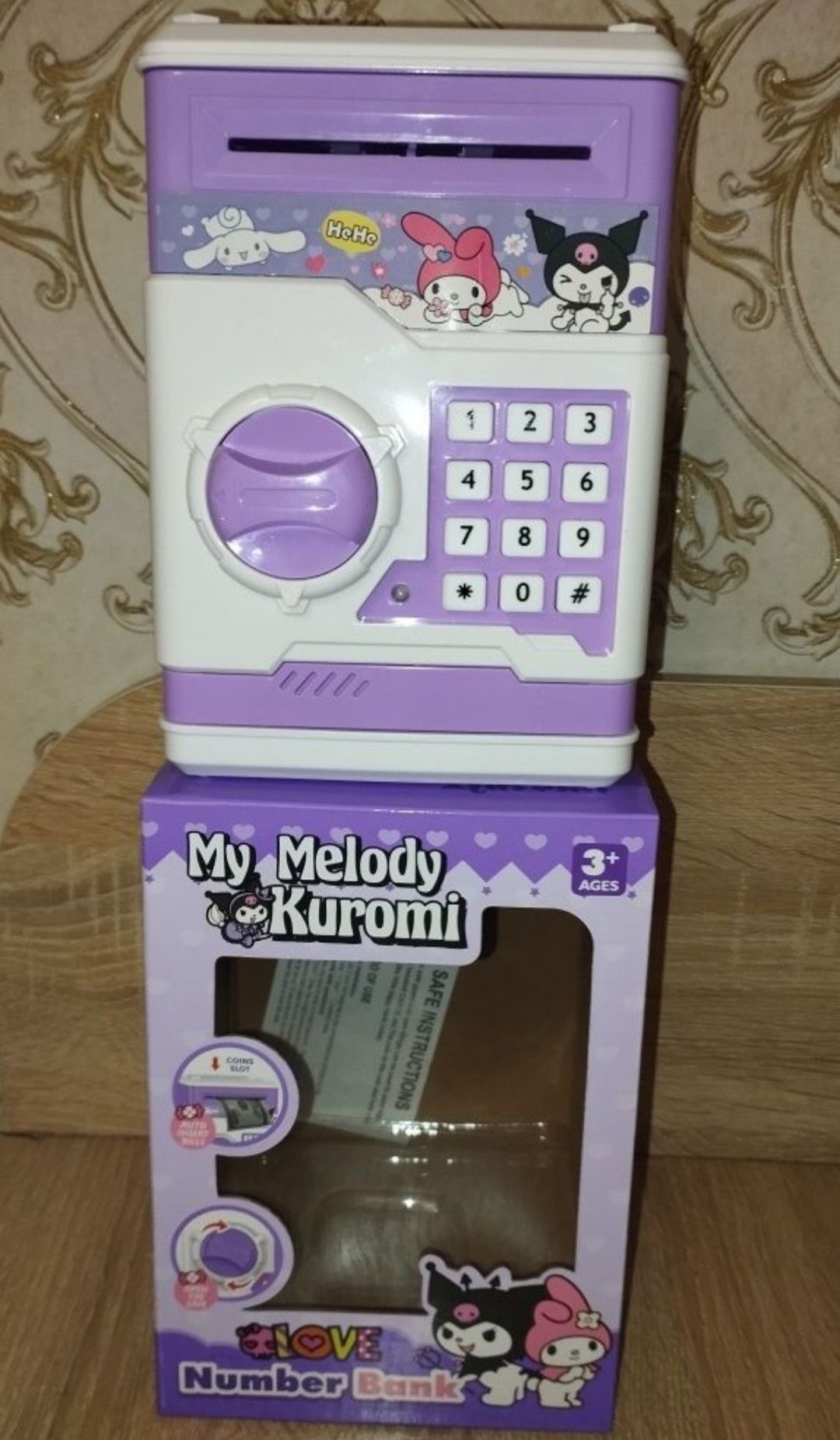 Детский сейф-копилка Mini Bank Kuromi