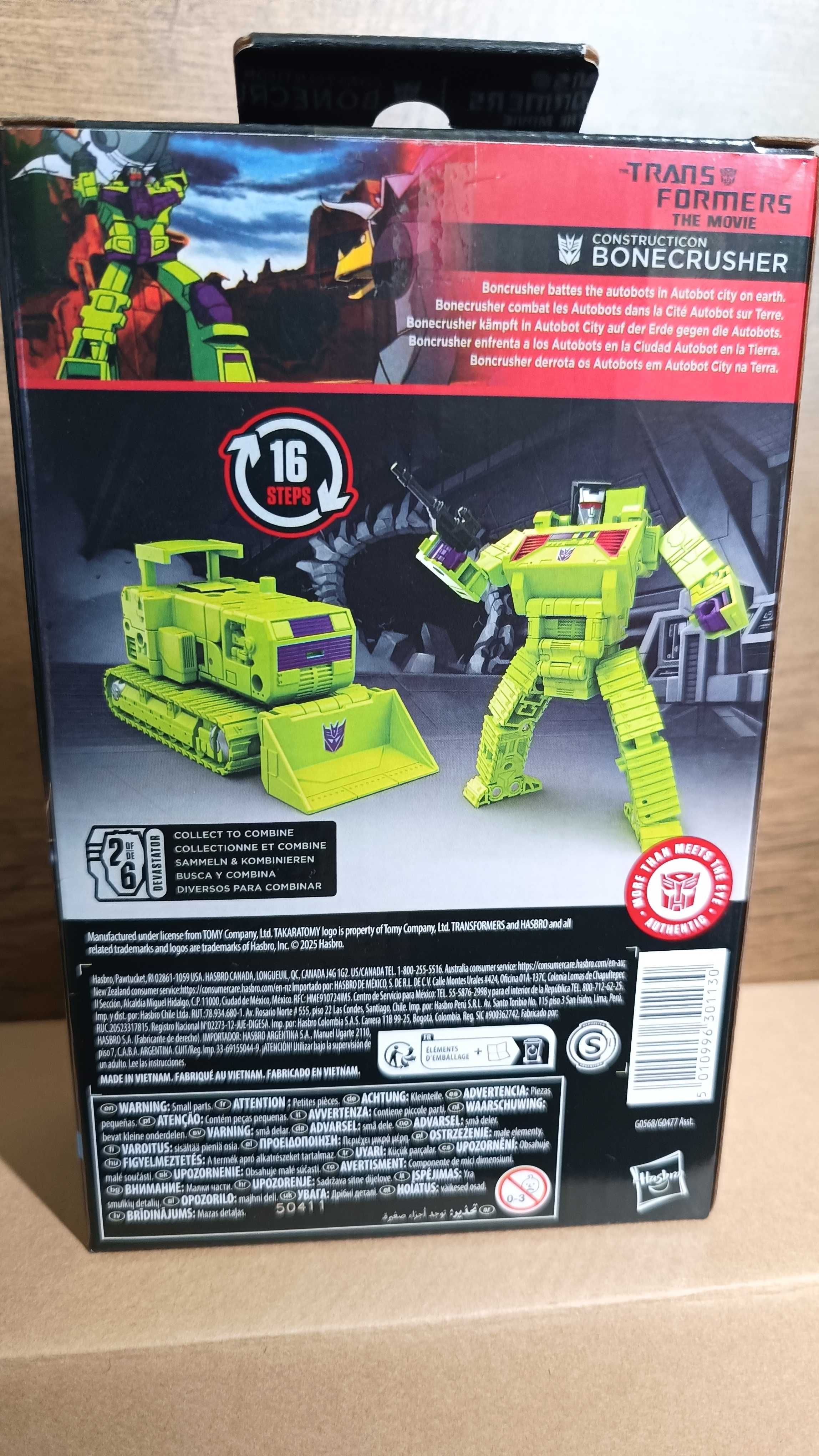 Transformers Hasbro Studio Series Bonecrusher 2 z 6 NOWIUTKI !!!