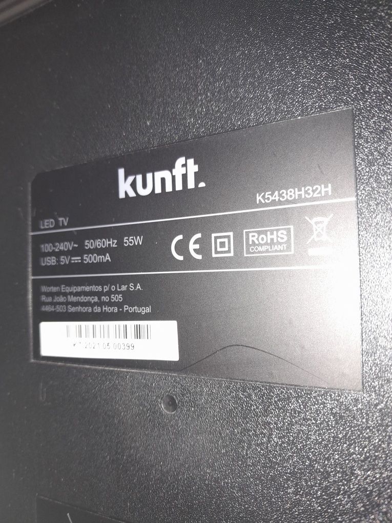 Vendo TV marca Kunft 32 polegadas