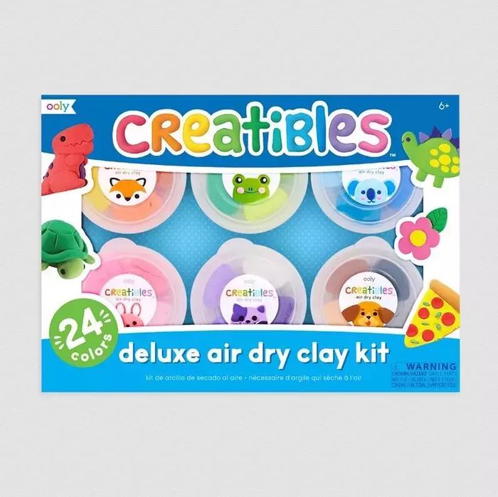 Lekkolina Creatibles Air Dry Clay Kit 24 kolory. Ooly