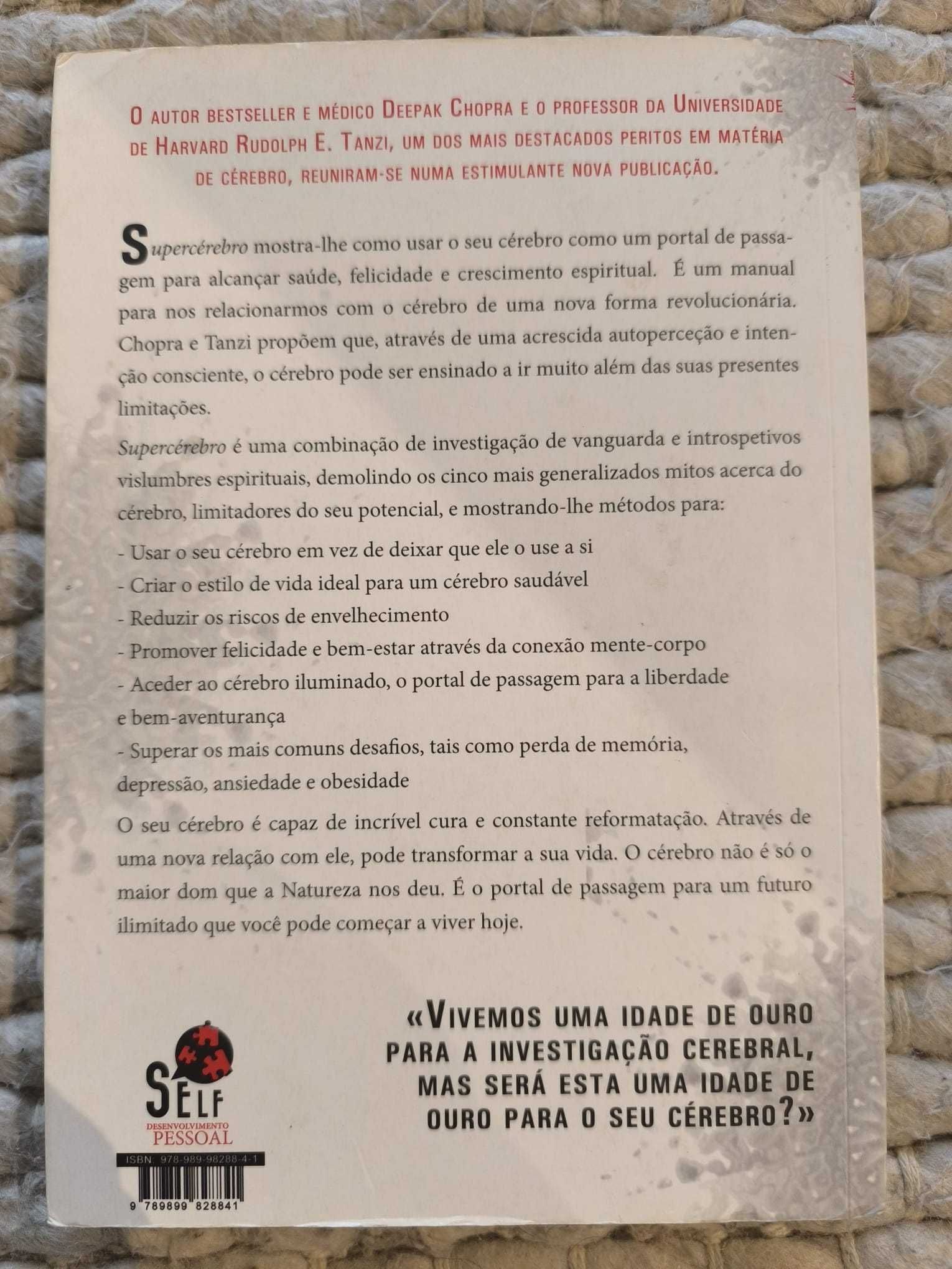 Livro "Supercérebro" de Deepak Chopra e Rudolph E. Tanzi