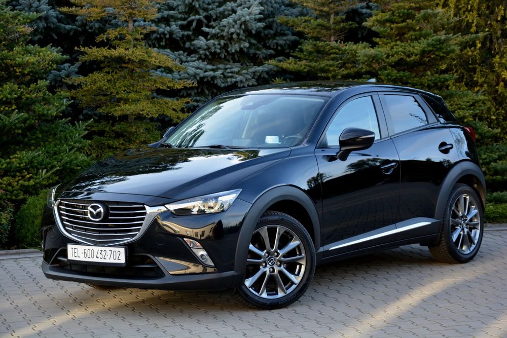 Mazda CX-3 % 2.0 benzyna % EUROPA % automat % GRZANE SKÓRY % STAN IDEALNY