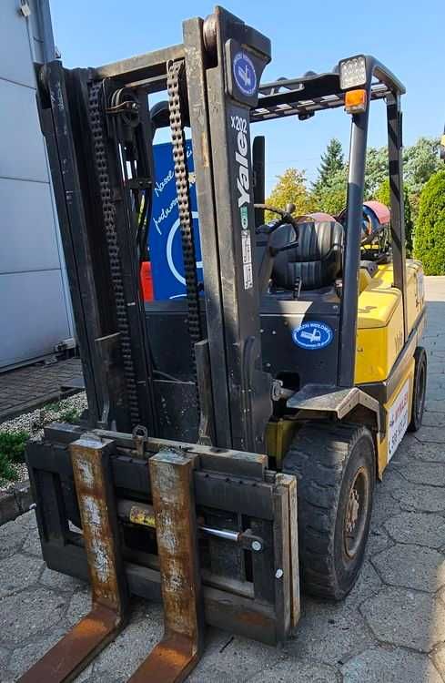 Yale GLP55MJ wózek widłowy udźwig 5.5T LPG przesuw 2002r. UDT  POMAX