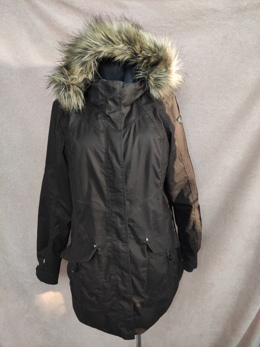 Kurtka zimowa parka damska płaszcz dla puszystej IcePeak L 46 XL 48