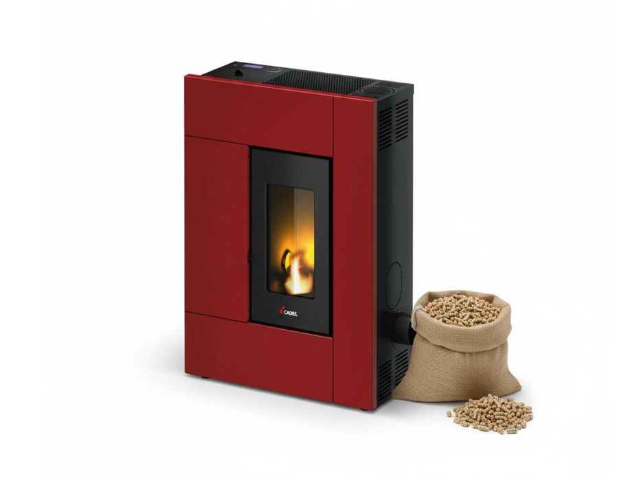 Piec piecyk kominek na pellet Cadel Spirit 5,2kw Wersja Air Wydajny