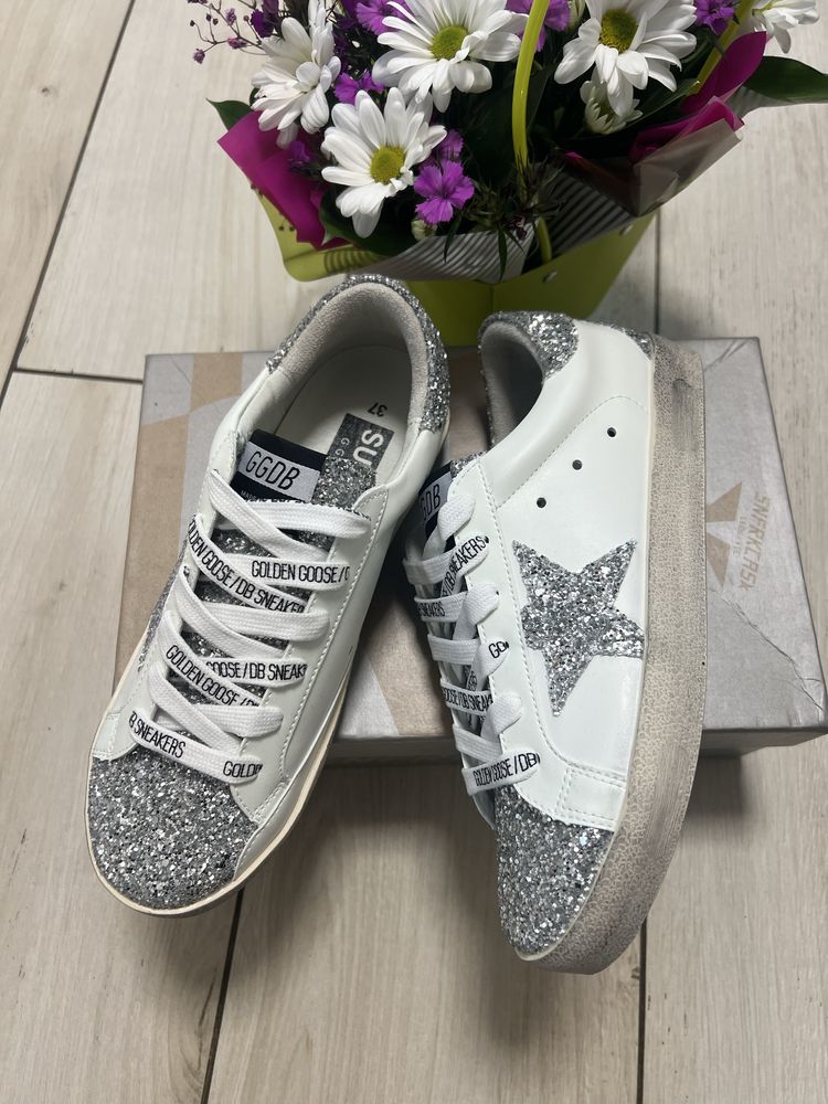 Шкіряні кеди Golden Goose GGDB