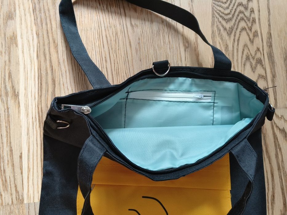 Шопер з собачкою | екосумка з принтом | сумка трансформер