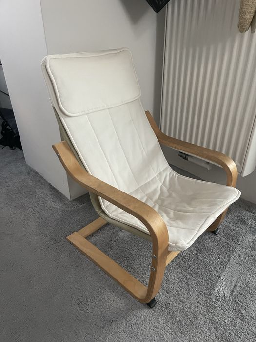 fotel IKEA POÄNG drewno bez