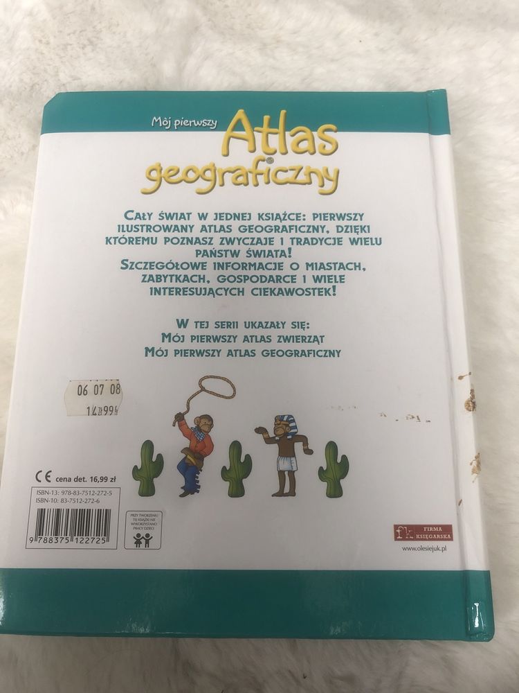 Książka Mój piewszy atlas geograficzny