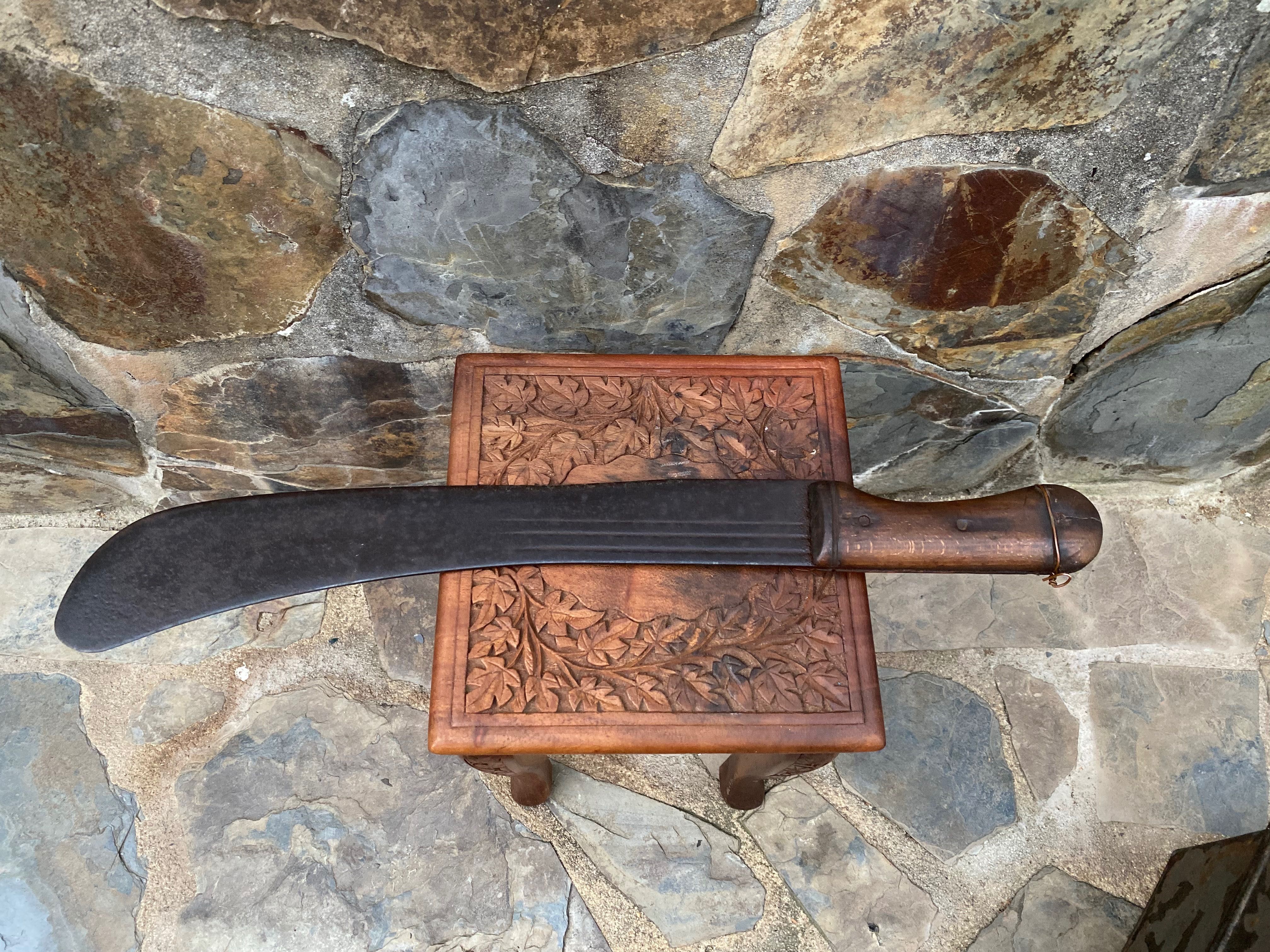 Catana Mongol Séc XIX 54,5 cm