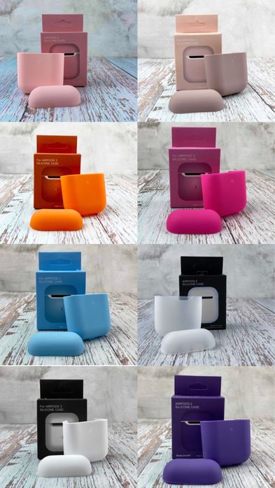 Чохол silicone case навушники Apple Airpods 2 силіконовий аірподс