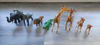 Figurka słoń, lew, krokodyl, brachiozaura, żyrafa zestaw