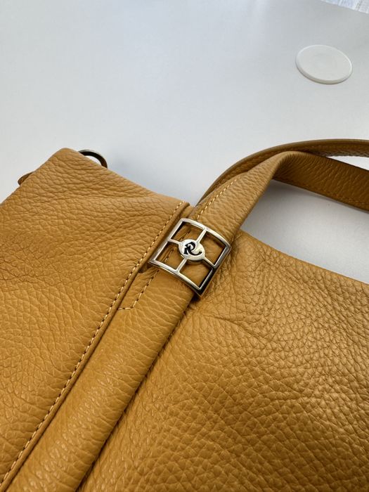 Skórzana torebka włoskiej marki premium RIPANI, shopperka