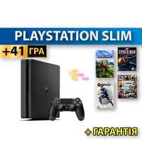 PlayStation 4 slim +41 ГРА +ГАРАНТІЯ Б/У (FIFA 23, UFC та ін)