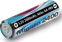 JAMARA 141018 – akumulator 1,2 V 2400 mAh 4 szt