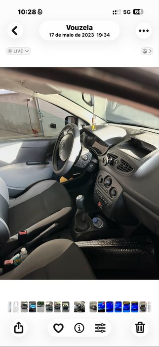 Renault clio comercial 1.5 Dci 2010/11  70cv A/c