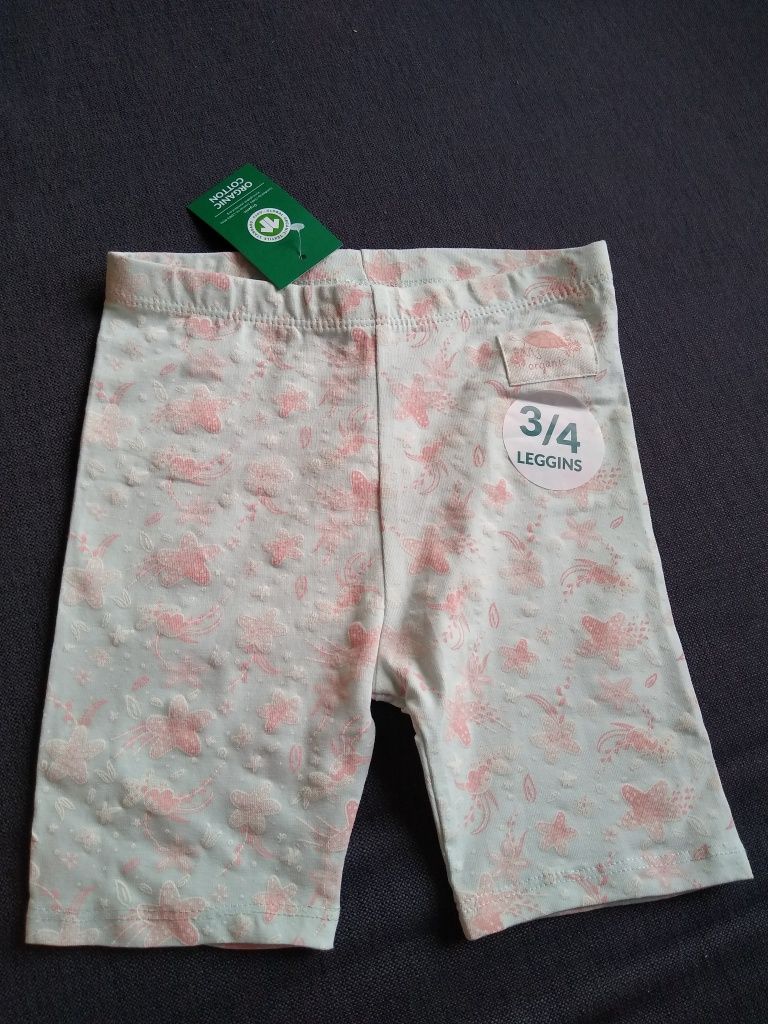 Legginsy leginsy 3/4 z bio organicznej bawełny