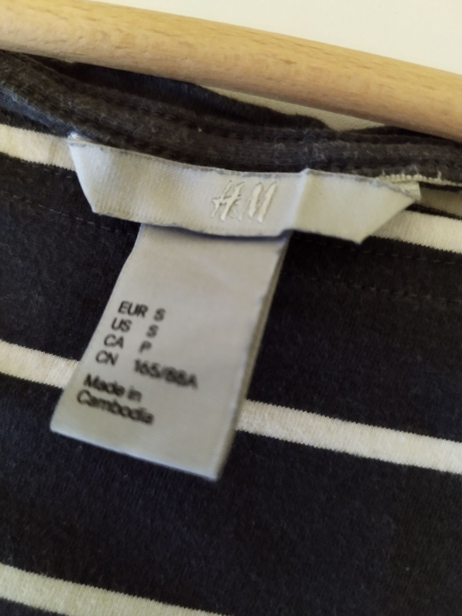 Bluzka w paski H&M rozmiar S