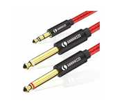 Kabel Przewód Rozdzielacz Typu Y mini Jack 3,5mm do 6,35mm Stereo 3m