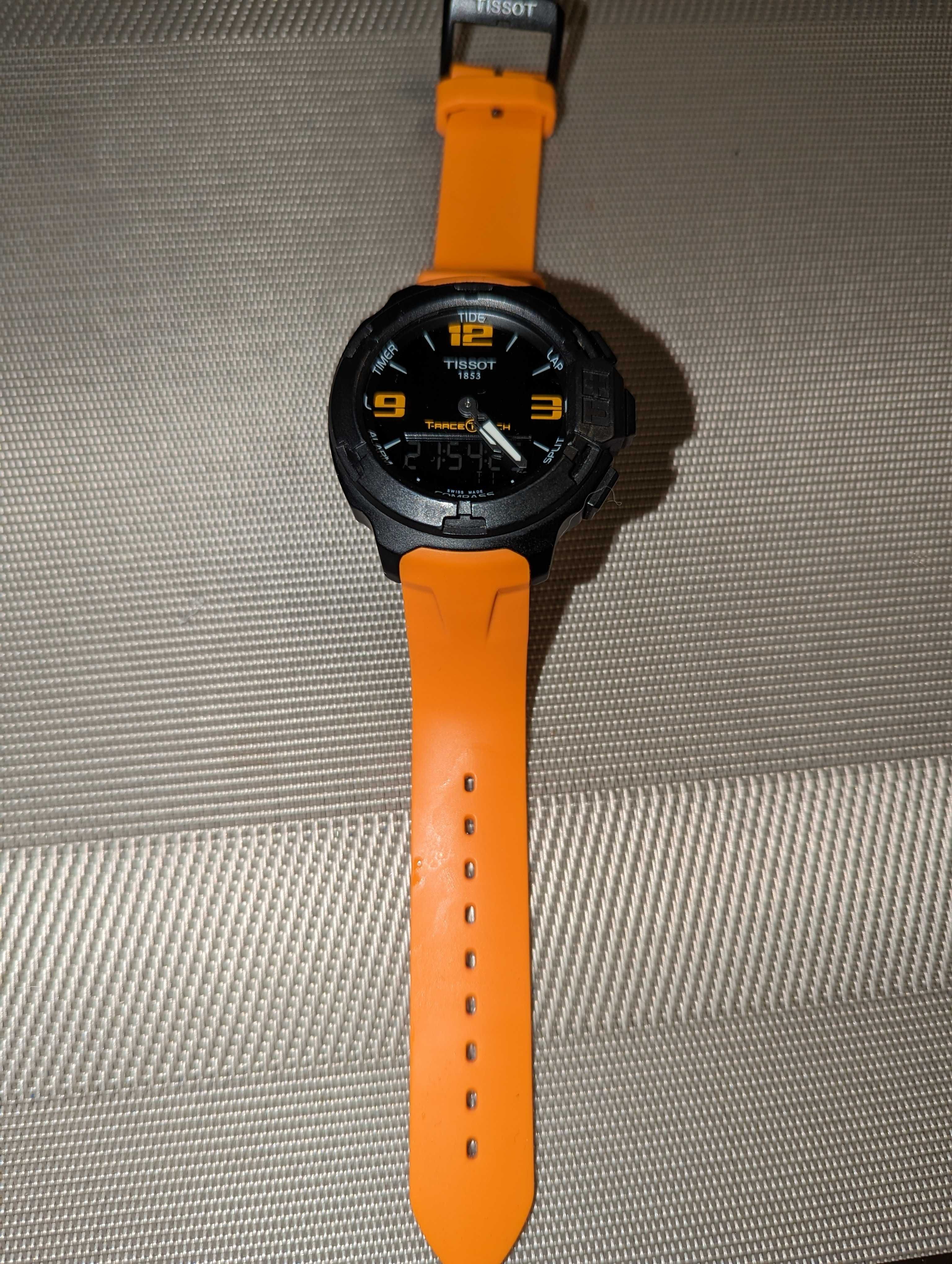 Годинник Tissot  T Race (помаранчевий) (сенсорний)