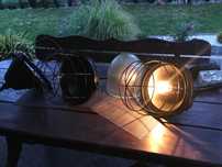 Żeliwne lampy loft