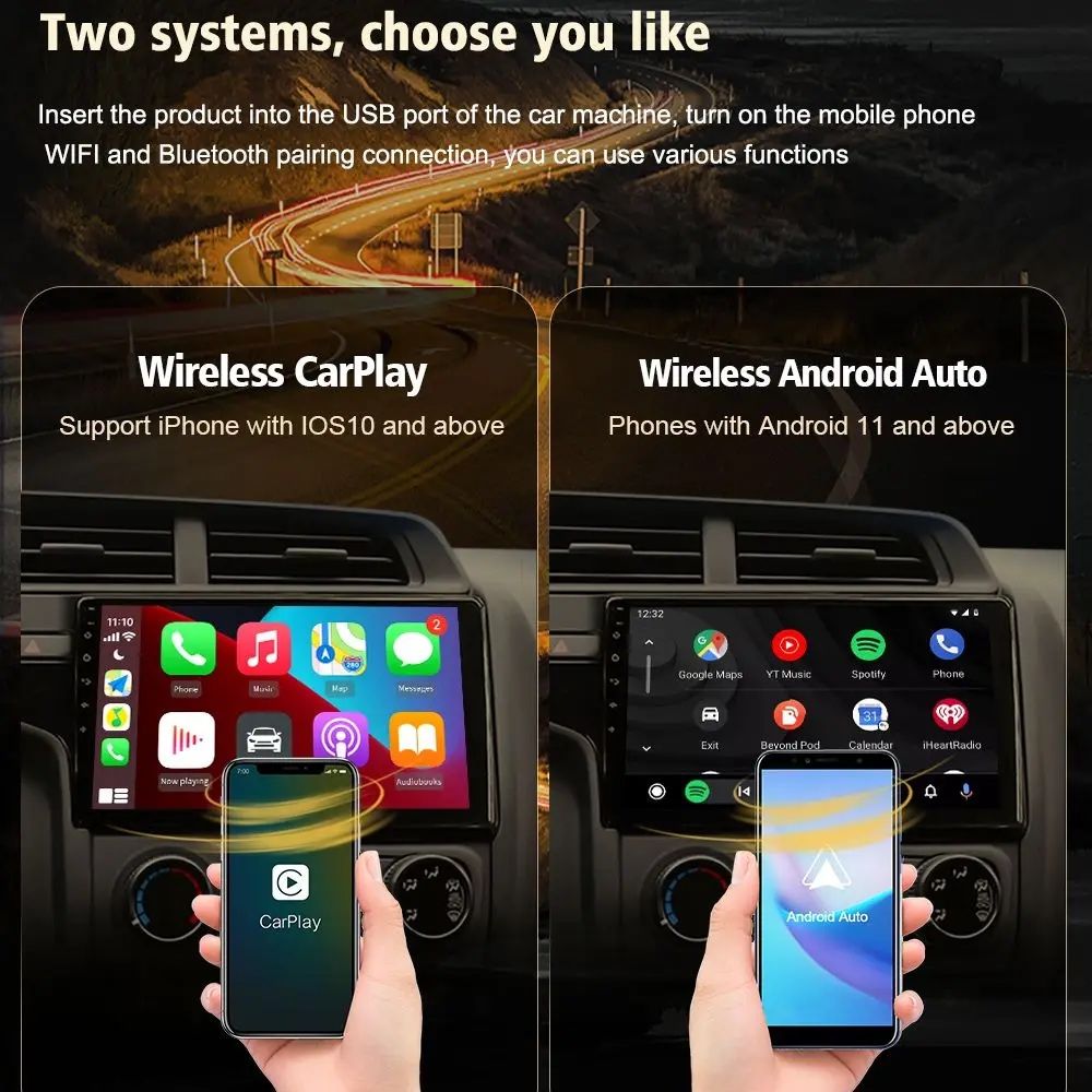 Carlinkit CCPA бездротовий CarPlay/AndroidAuto