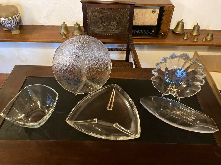 Conjunto de peças em vidro