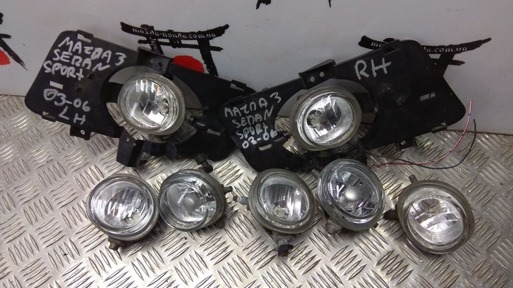 Туманки круглые Мазда 3 6 5 СХ7 МХ5 L169-51-680A / L169-51-690A оригин