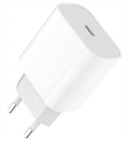 Kostka Ładowarka UBC typu C + 2 Kable 1m USBC/Lightning i 1m USB-A/Lig