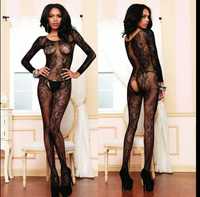 Seksowne koronkowe bodystocking