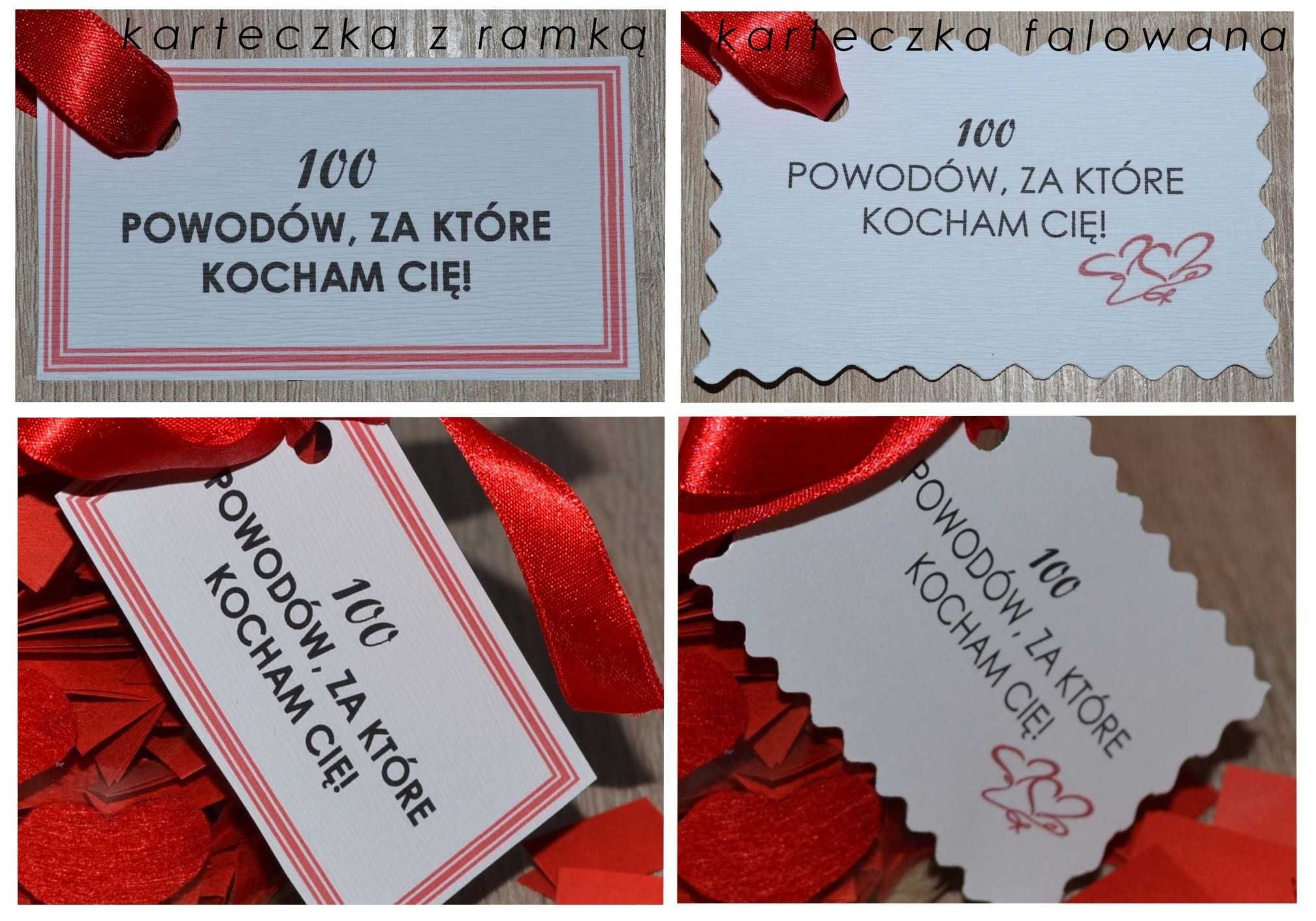 100 powodów za które kocham Cię PREZENT Fala